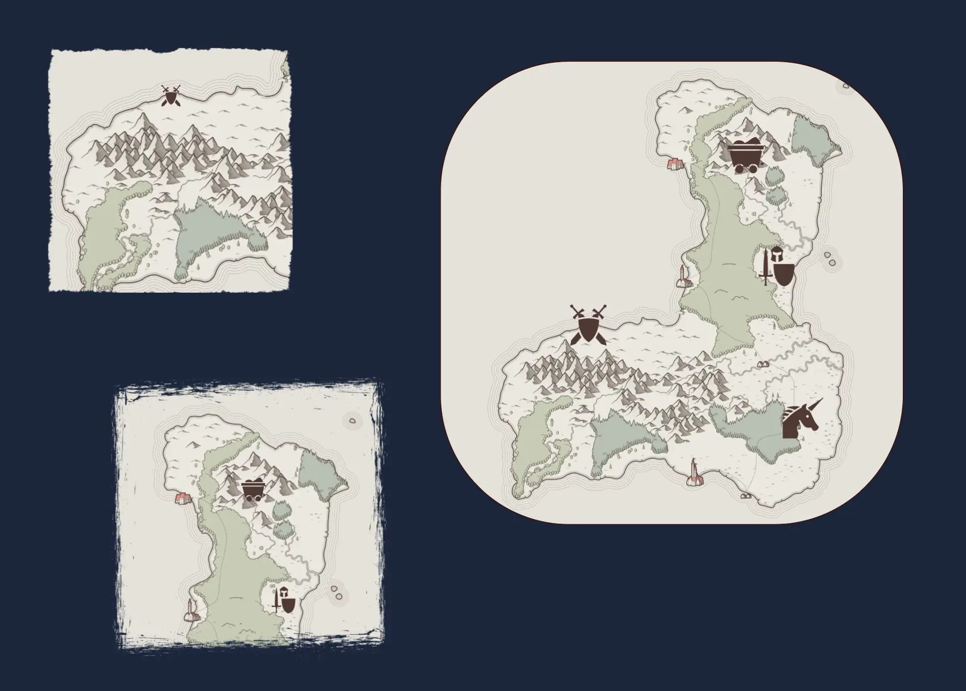 Screenshot of multiple Tokens of the same Map
