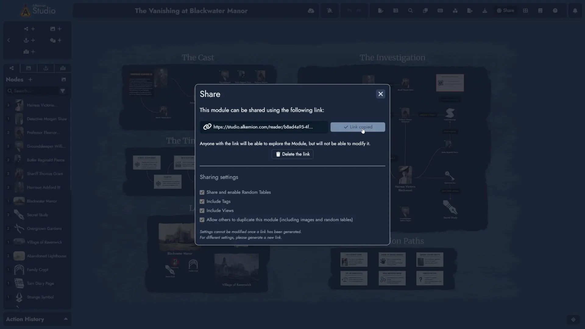 Shared board view
